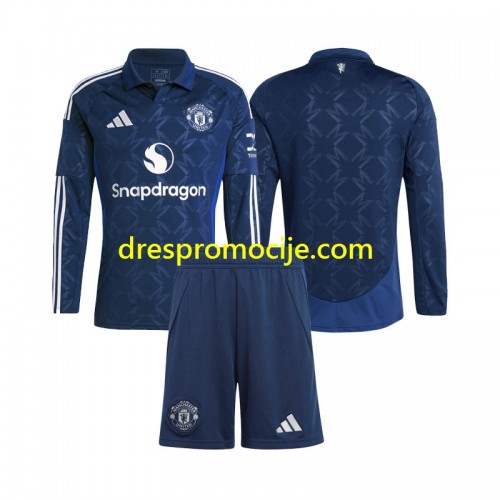 Manchester United Dres Dječji Domaći 2024/2025 Dugim Rukavima Manchester United Dres Dječji Domaći 2024/2025 Dugim Rukavima